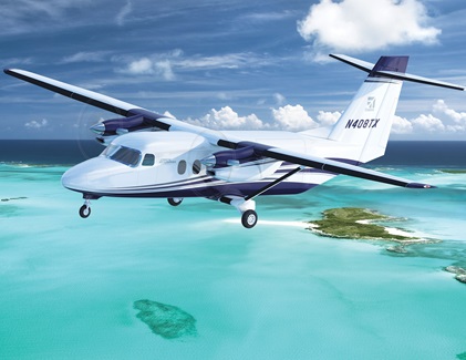A Cessna SkyCourier is depicted in this image courtesy of Textron Aviation.