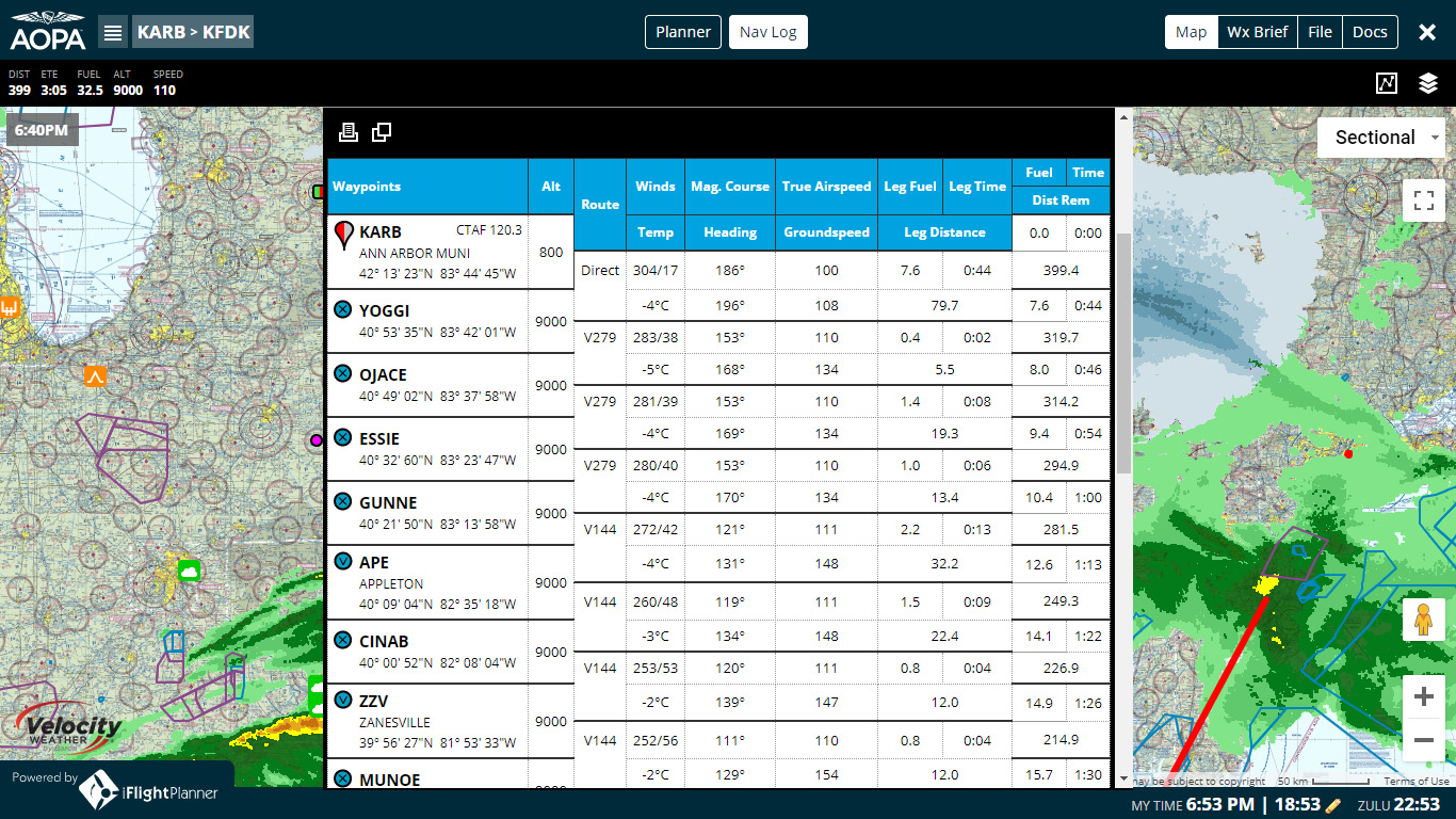 AOPA Announces Access To New Flight Planner - AOPA