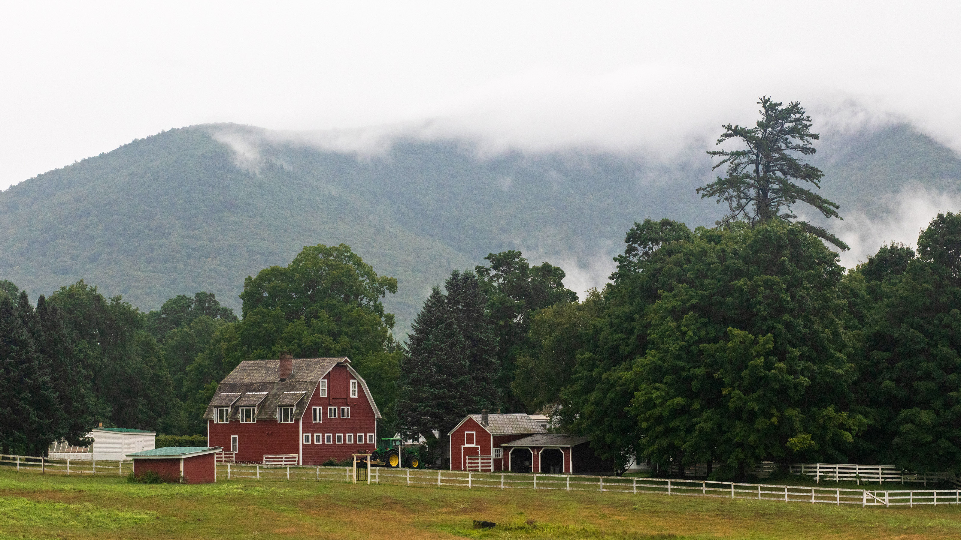 Clouds can obscure mountain peaks and ridges, even if the terrain lies below the prevailing cloud ceiling. Photo by Jim Moore.