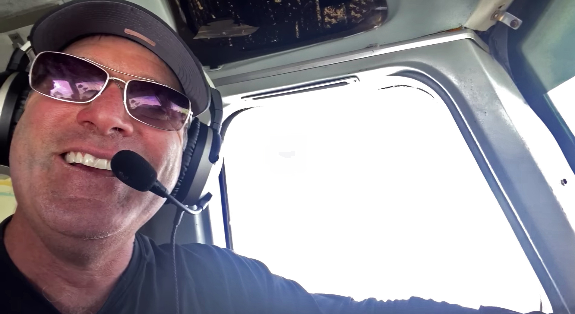 Robert DeLaurentis flew a modified Gulfstream Turbo Commander 900 over the South Pole December 16 and has plans to fly over the North Pole in the months ahead. Photo courtesy of Robert DeLaurentis.