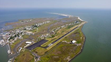 The state of Virginia is asking pilots to avoid flying to Tangier Island in the Chesapeake Bay during the coronavirus pandemic. Photo by Chris Rose.