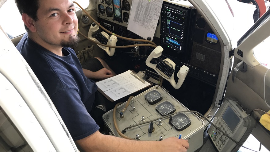 Avionics shops are open and ready to perform pitot/static and altimeter checks to get you ready for summer flying. Photo courtesy of Jeff Simon.