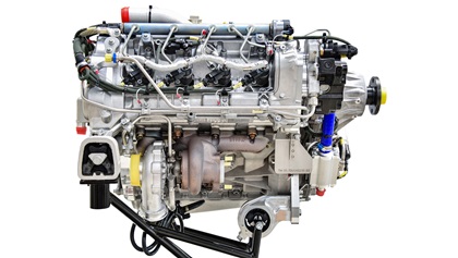 The Continental Aerospace Technologies 170-hp CD-170 engine runs on both jet fuel and diesel and provides 1,050-nautical-mile range on fuel consumption of 5.2 gph while the model’s two Lycoming avgas-powered IO-360 180-hp and IO-390 215-hp variants top out at about 660 nm. Photo courtesy of Tecnam.