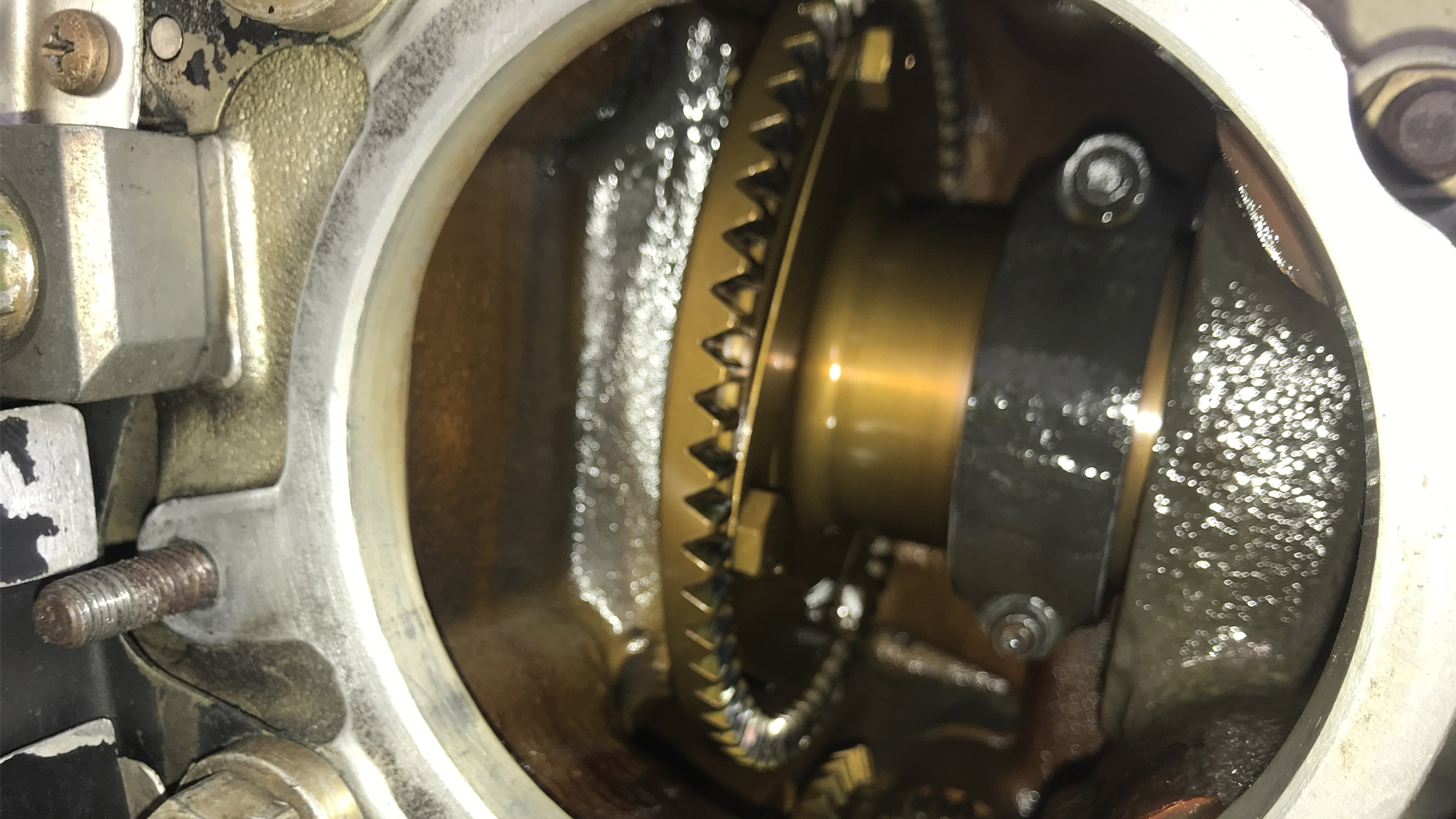 Direct-drive alternators engage with a ring gear mounted to the crank shaft of the engine. Photo courtesy of Jeff Simon.