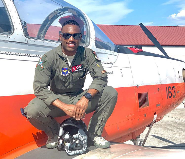 2nd Lt. Anthony Lawrence's aviation journey started in childhood and has taken him to the heights of the U.S. Air Force. Photo courtesy of 2nd Lt. Anthony Lawrence.
