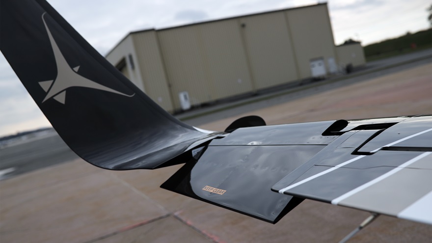 Tamarack Aerospace is hiring staff and has expanded facilities to meet increased demand for its active load-alleviation winglet system that saves fuel and increases useful load. Photo by Chris Rose. 