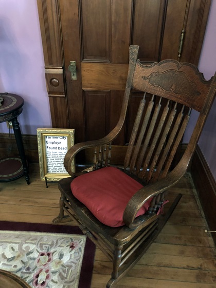 The owners of 1889 McInteer Villa have filled it with period furnishings that match the original ornate woodwork and stained glass, and they cultivate its ghastly past that includes at least eight documented deaths. Photo by MeLinda Schnyder.