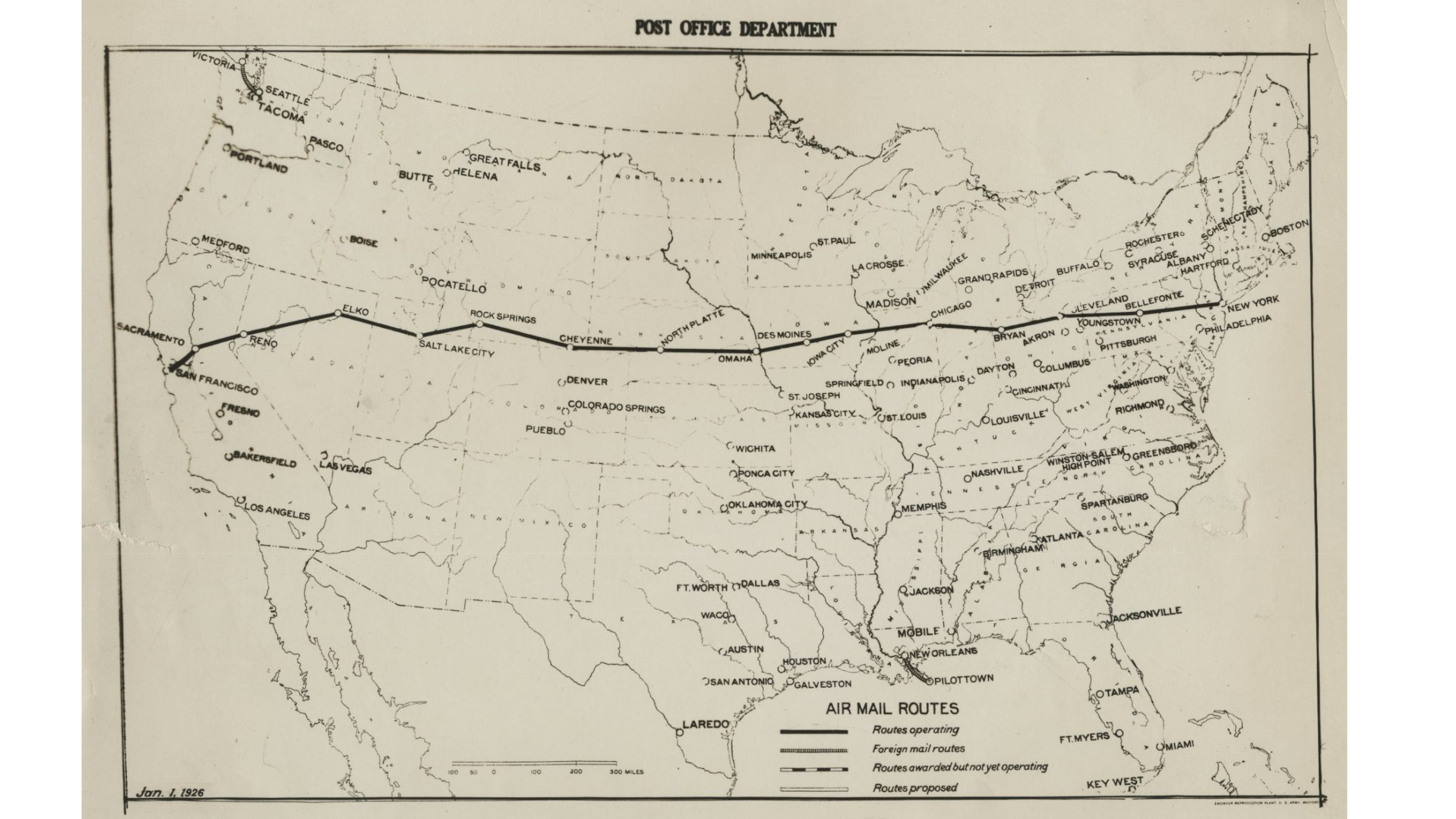 US Air Mail centennial Four days to retrace history AOPA