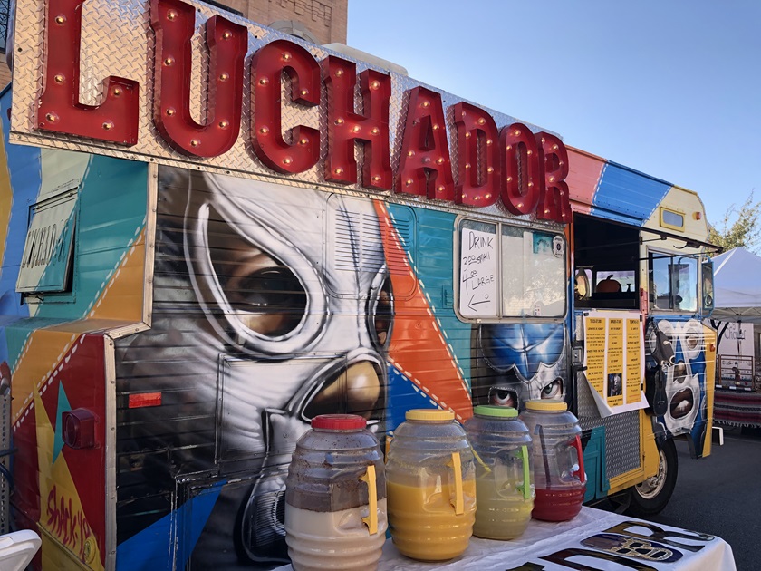 The Farmers and Crafts Market of Las Cruces happens twice weekly, and the Saturday market draws seven blocks of vendors selling locally made handcrafted items, farmers offering seasonal local produce, and food trucks. Photo by MeLinda Schnyder.