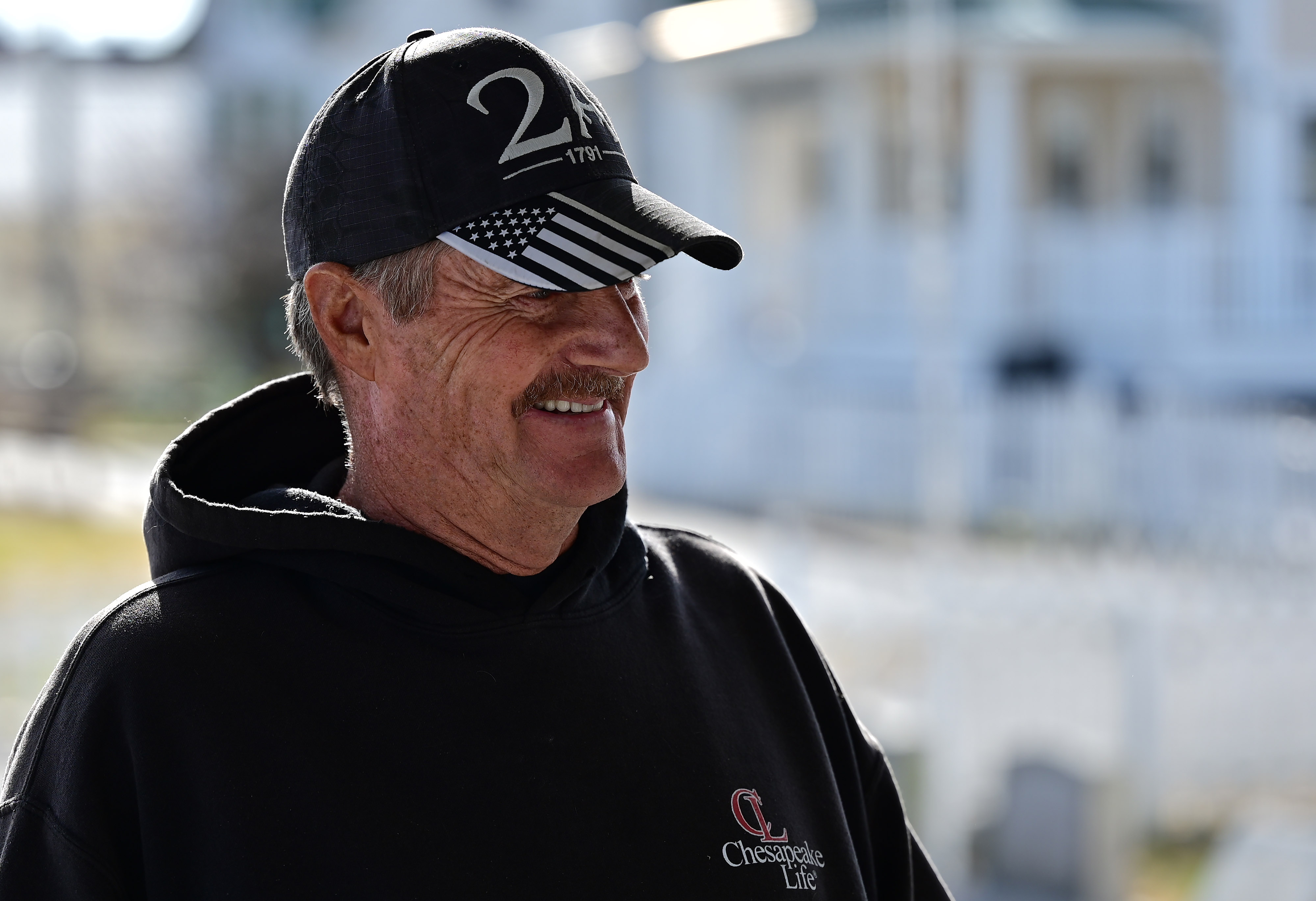Tangier Island, Virginia, Mayor James Eskridge thanked general aviation pilots for their "generosity and for not forgetting us here on this tiny island," during the annual Holly Run fly-out Saturday, December 4. Photo by David Tulis.                                                  