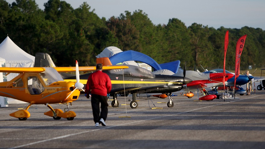 The one-day aviation and automobile event at Deland Municipal Airport-Sidney H. Taylor Field in Florida scheduled for January 30 has been scrubbed. Photo courtesy of DeLand Sport Aviation Showcase.