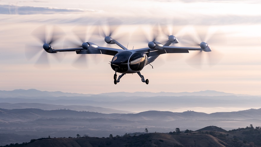 Joby Aviation is the front-runner, in terms of investment dollars, in the race to bring eVTOL aircraft to market. Photo courtesy of Joby Aviation. 