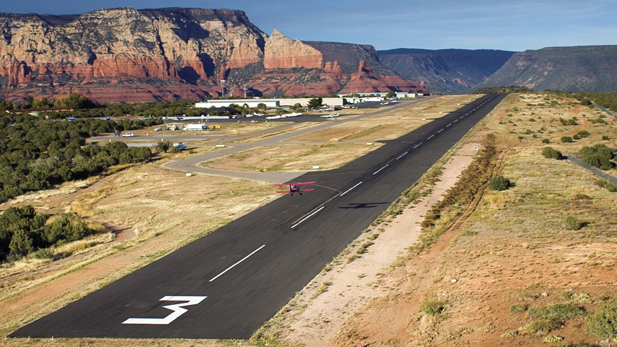 Fly to Sedona Airport in Sedona, Arizona, and stop in at Red Rock Aviation to pick up some swag as part of the ForeFlight Fly-Out. Photo by Chris Rose.