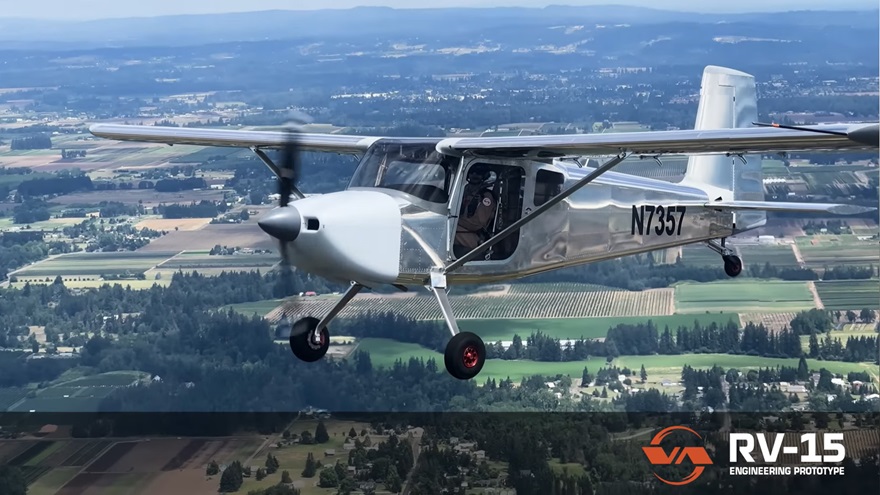 The RV-15 Engineering Test Prototype aircraft offers clues about features the upcoming RV-15 kit might include. Image courtesy of Van's Aircraft via YouTube.