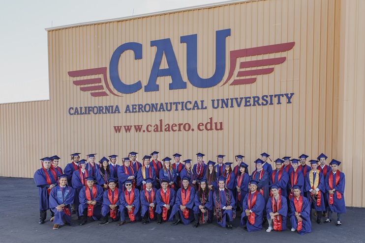 California Aeronautical University’s graduating class. Photo courtesy of California Aeronautical University.       