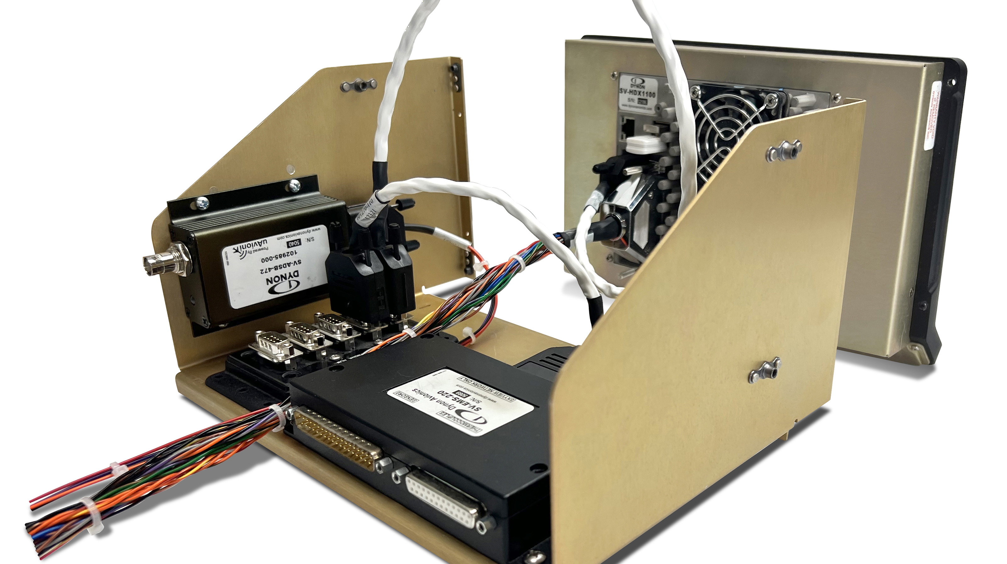 The VFR version of the FastTrack Essentials rack is one of several modular avionics mounting systems that include prewired harnesses and brackets that are ready to install in an aircraft. Photo courtesy of Dynon.