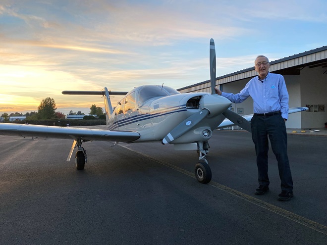 A 1980 Piper Turbo Arrow generously provided by David and Kathryn Beebe of Oregon found a new home in Colorado. Their donation helped fund the You Can Fly program to help get—and keep—more people flying. Photo by Owen Leipelt/Lafferty Aircraft Sales.