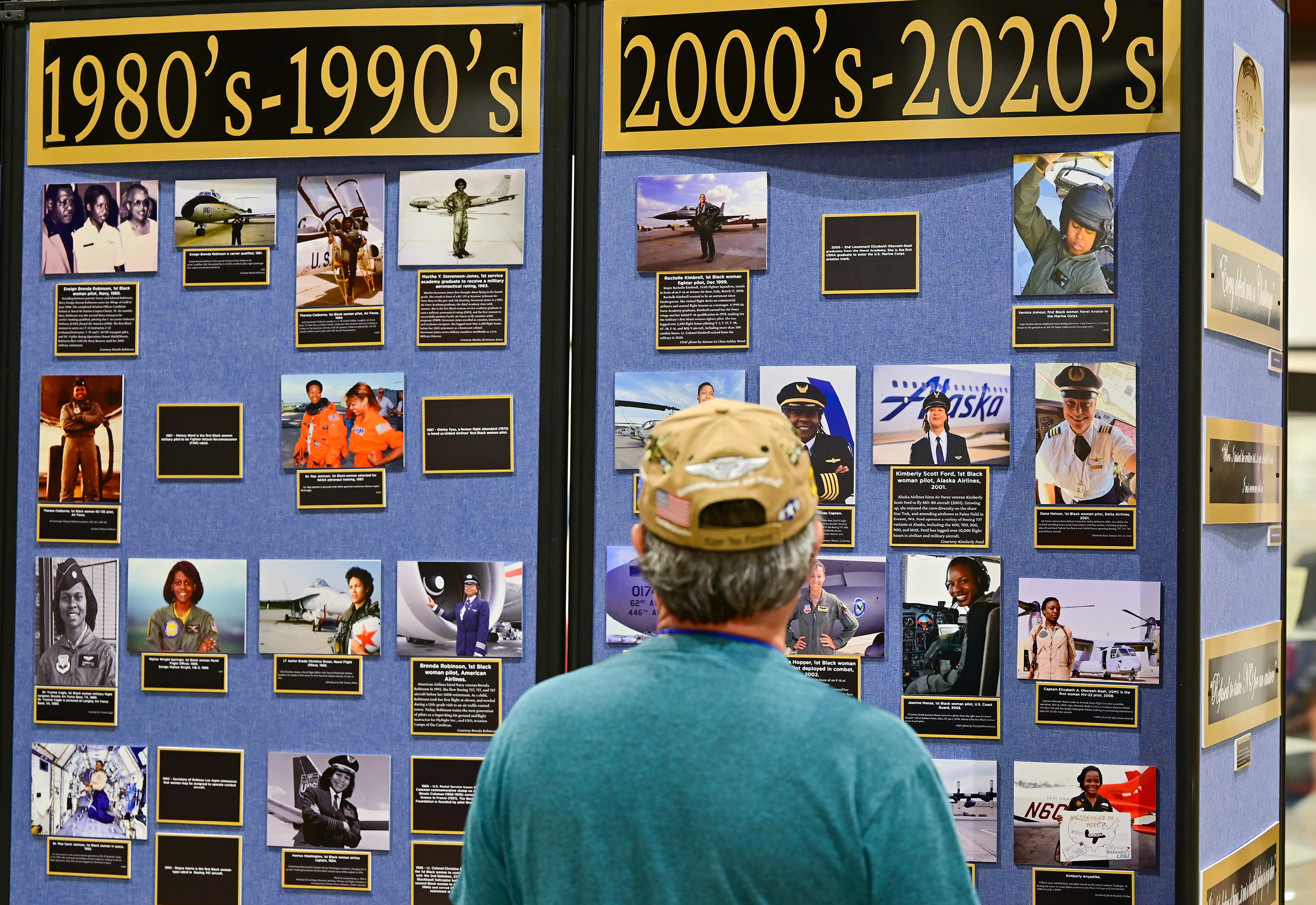 Attendees celebrate the eightieth anniversary of World War II Women Airforce Service Pilots during a reunion in Sweetwater, Texas. Photo by David Tulis.