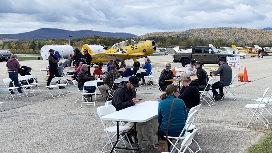 Not knowing what to expect, Ryan Bliss and fellow founders of the Vermont Aviators Association were pleasantly surprised to draw a crowd in October during a "beta test" event, the success of which led to bigger plans, starting in June. Photo courtesy of Ryan Bliss.
