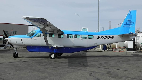 The Cessna Grand Caravan parked at Merrill Field Airport earlier this year. Photo courtesy of Robert Eikelenboom. 