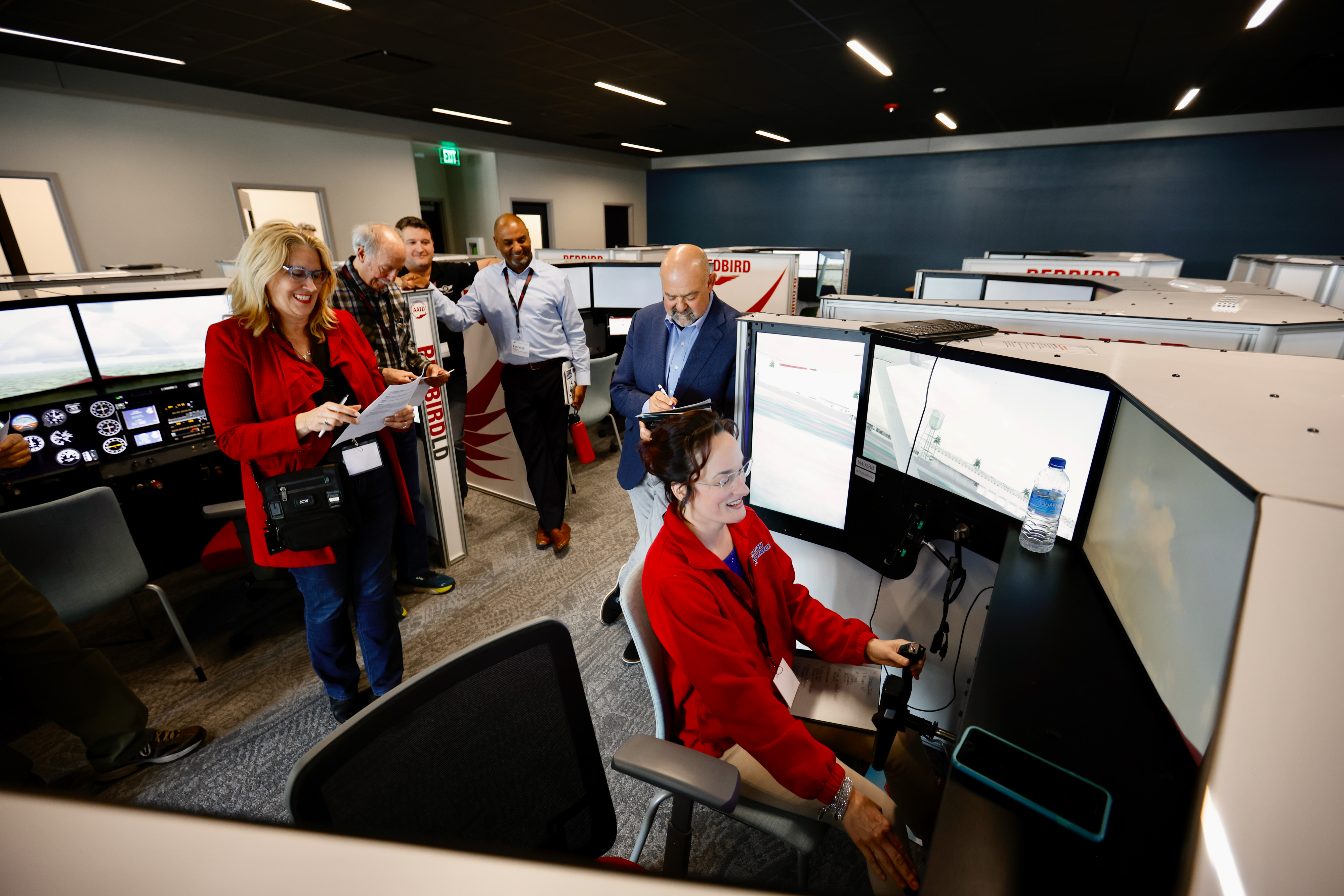 Attendees at Redbird Migration had an opportunity to explore EAA’s new Pilot Proficiency Center. Photo by Chris Rose.