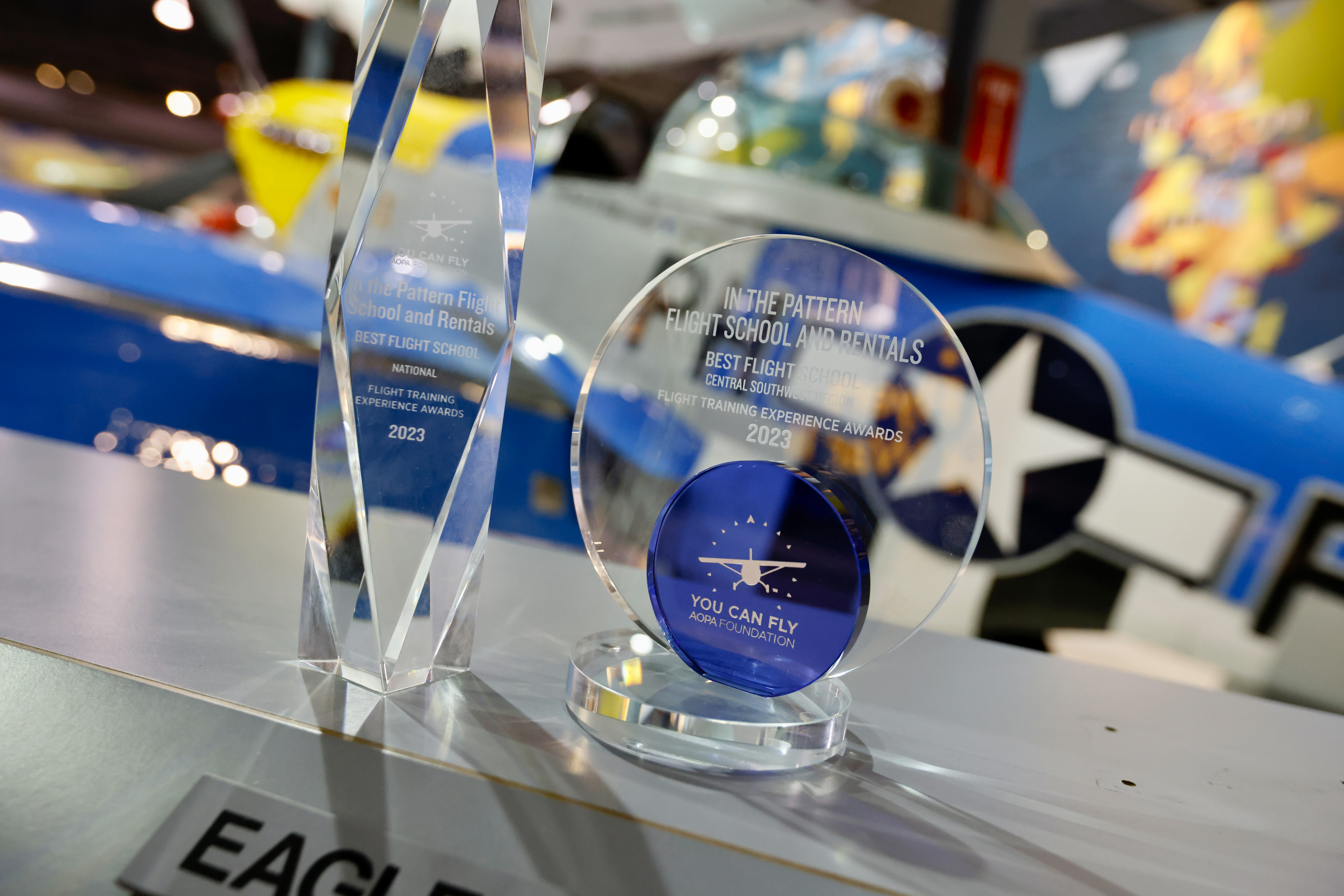 The top flight school and instructor in the nation take these trophies home. Photo by Chris Rose.