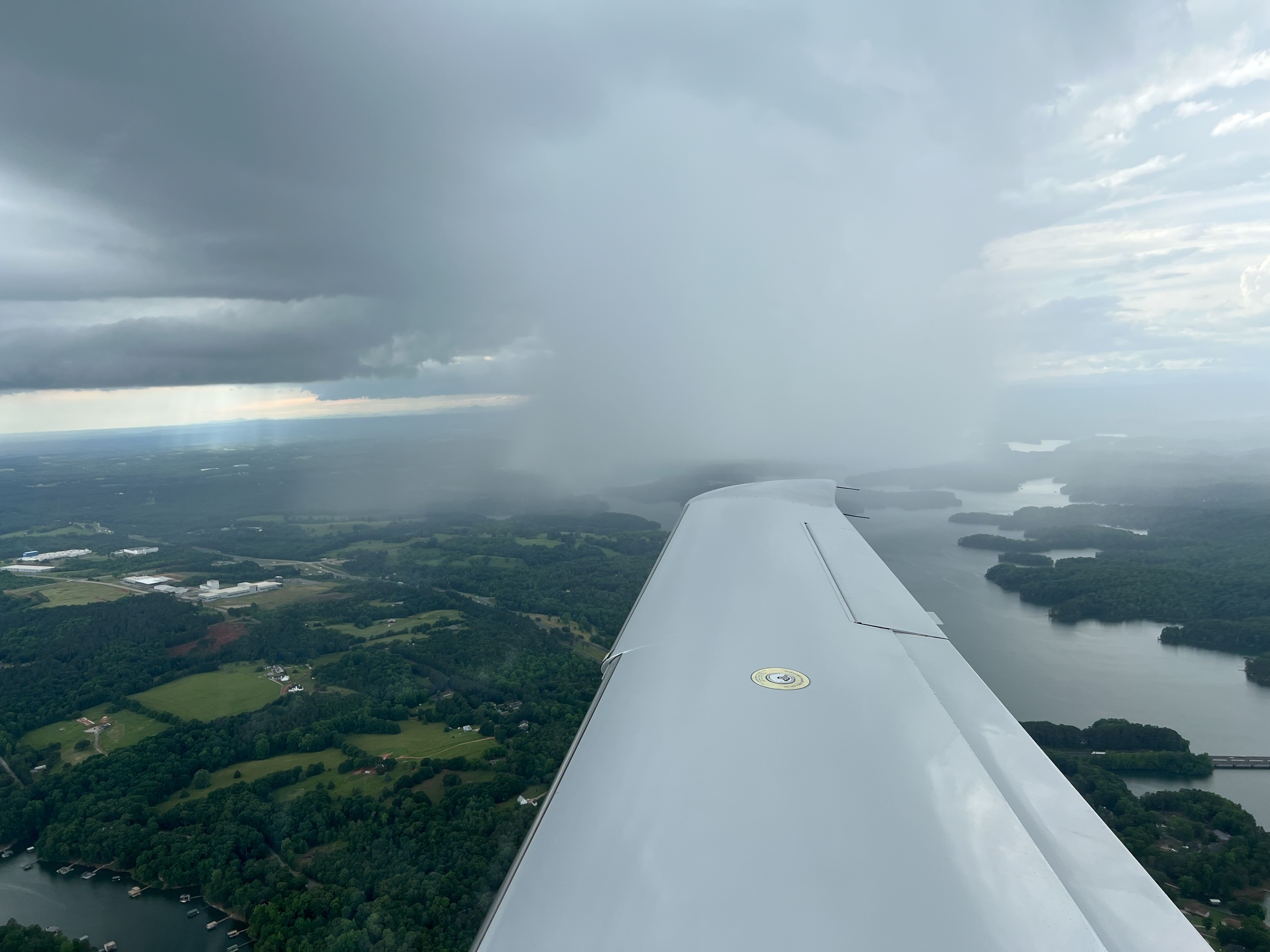 Storms along the Georgia-South Carolina state line. Photo courtesy of Bob Reynolds.