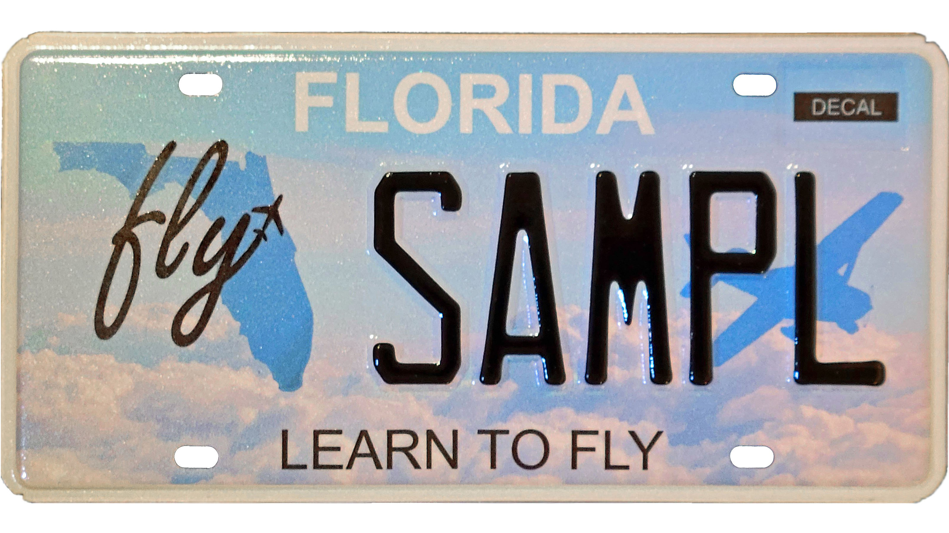 Florida's 'Learn to fly' license plate - AOPA