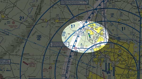 AOPA graphic based on SkyVector image.