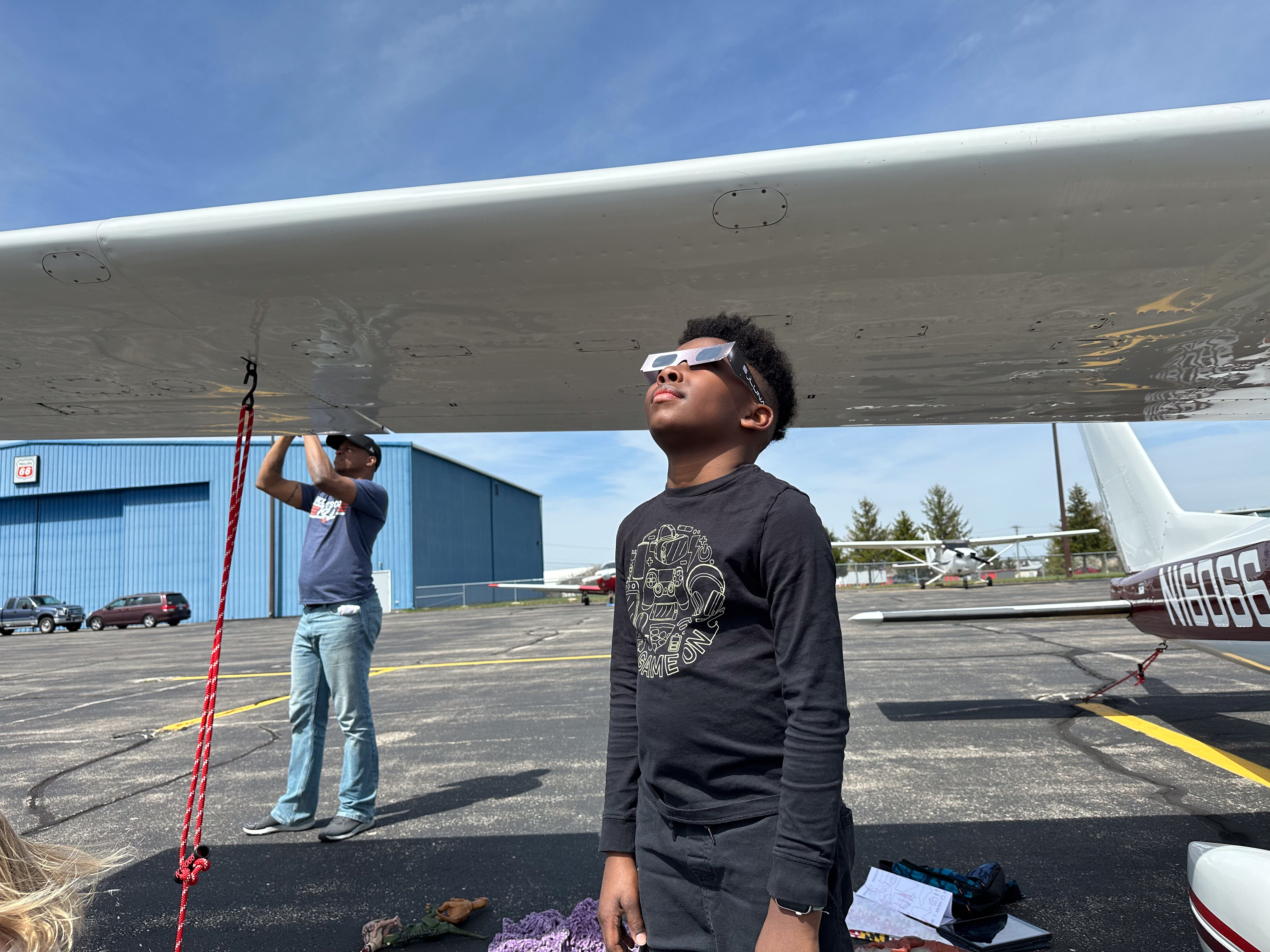 Total eclipse of the sun