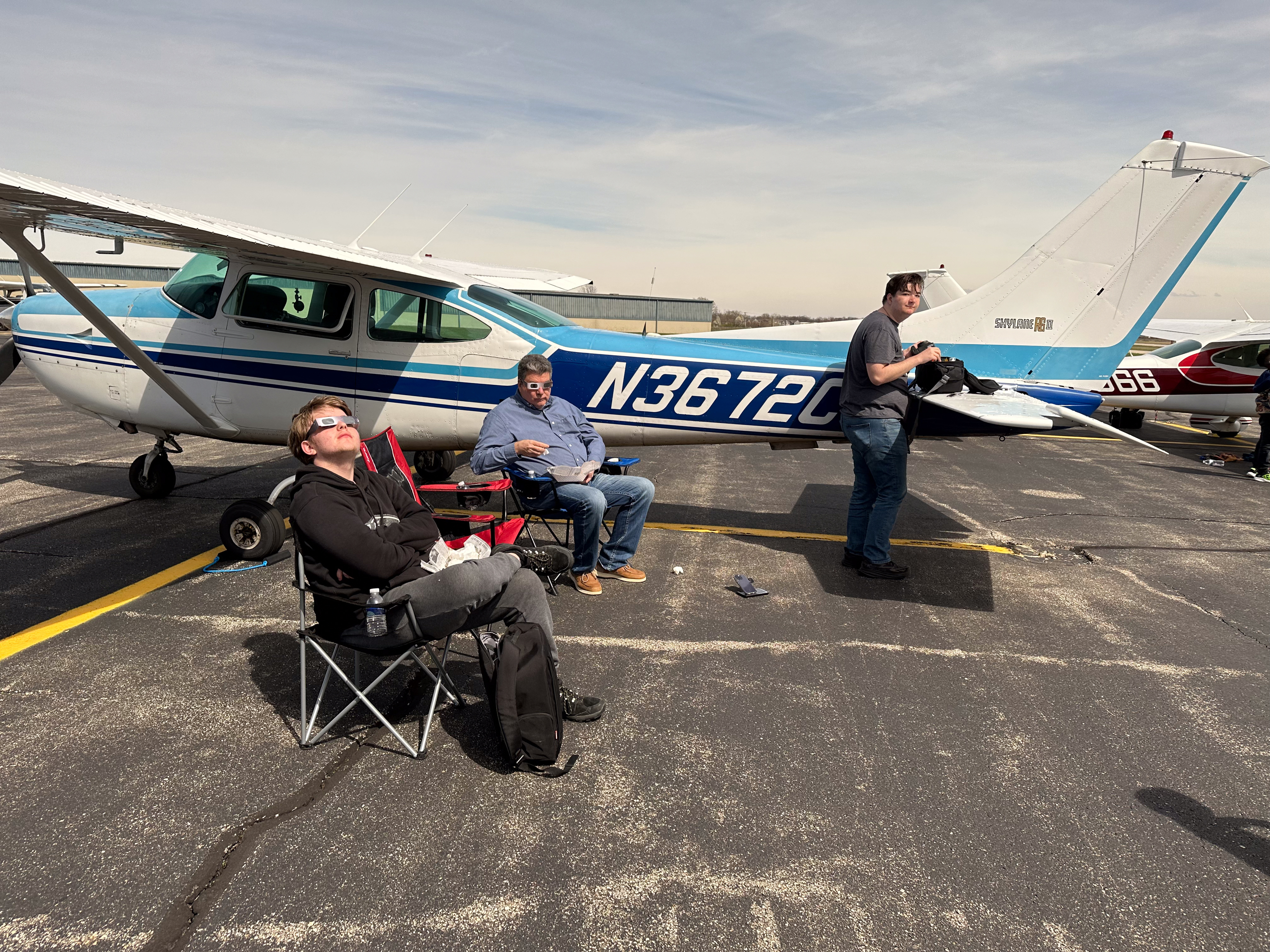 Total eclipse of the sun