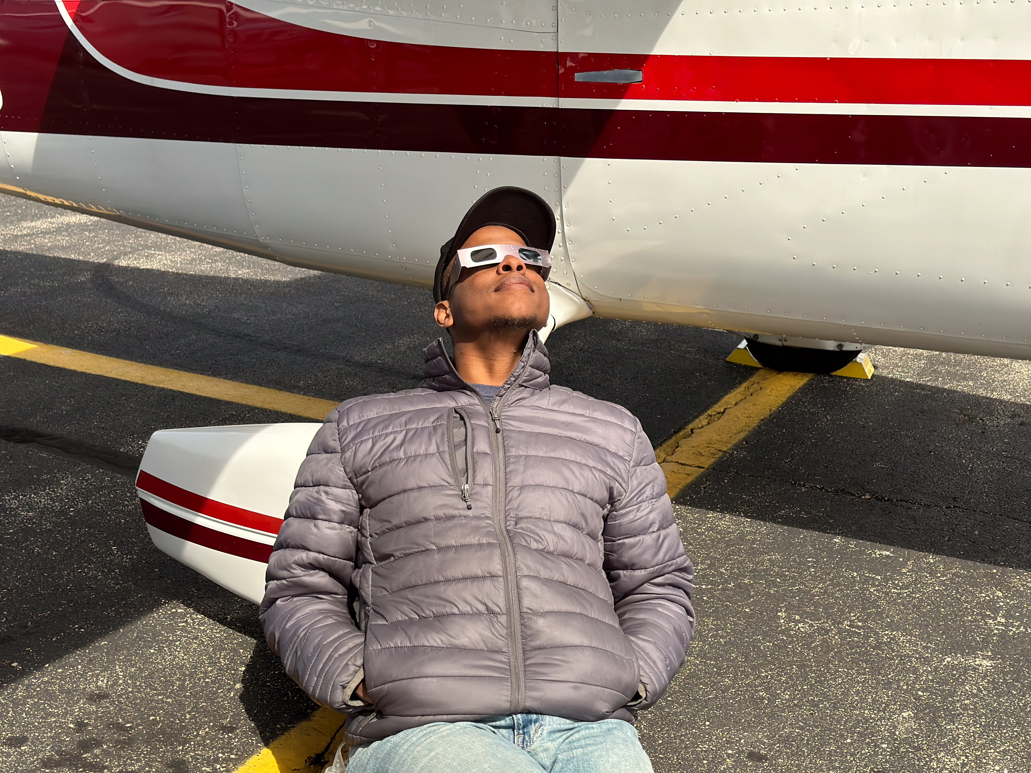 Total eclipse of the sun