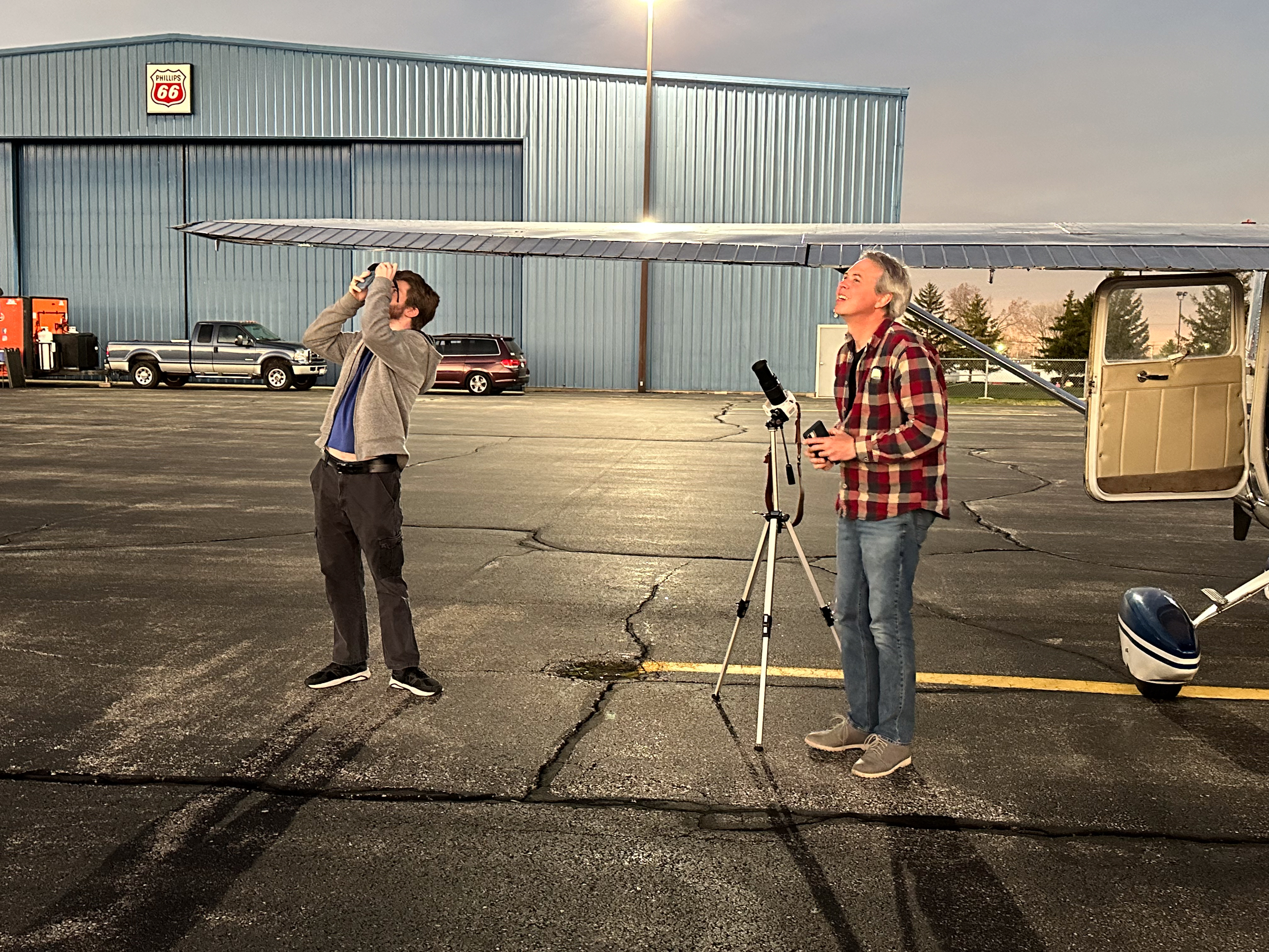 Total eclipse of the sun