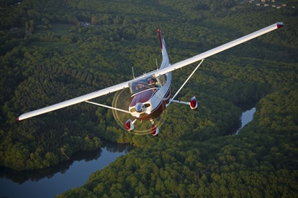 Eric Short hopes to keep his 'Crossover Classic' Cessna 182 in the family. Photo by Chris Rose.