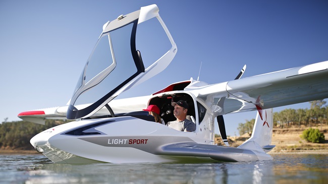 Icon A5 weight, useful load increased