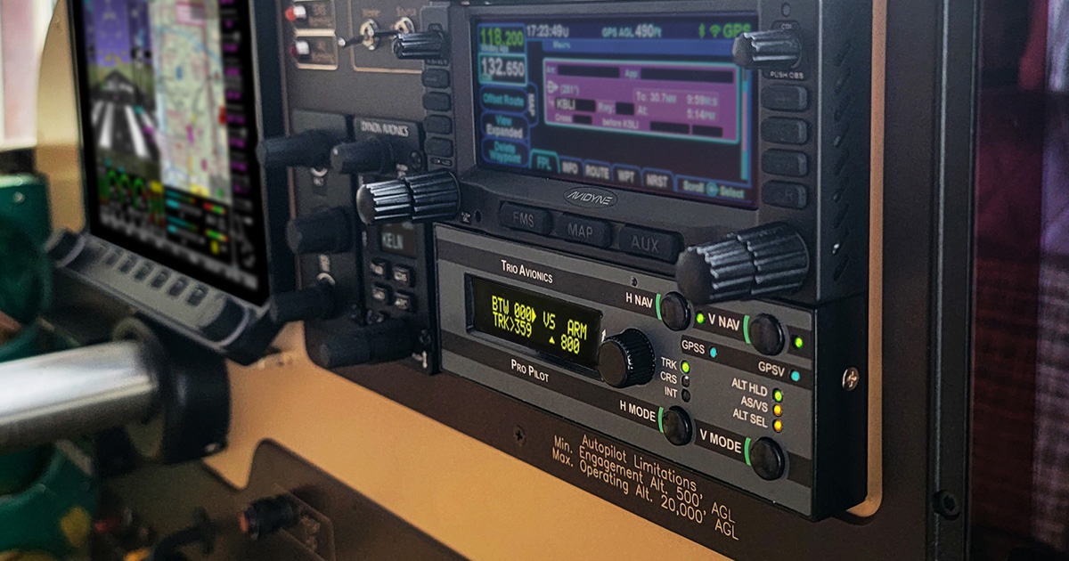 Photo courtesy of Dynon Avionics.