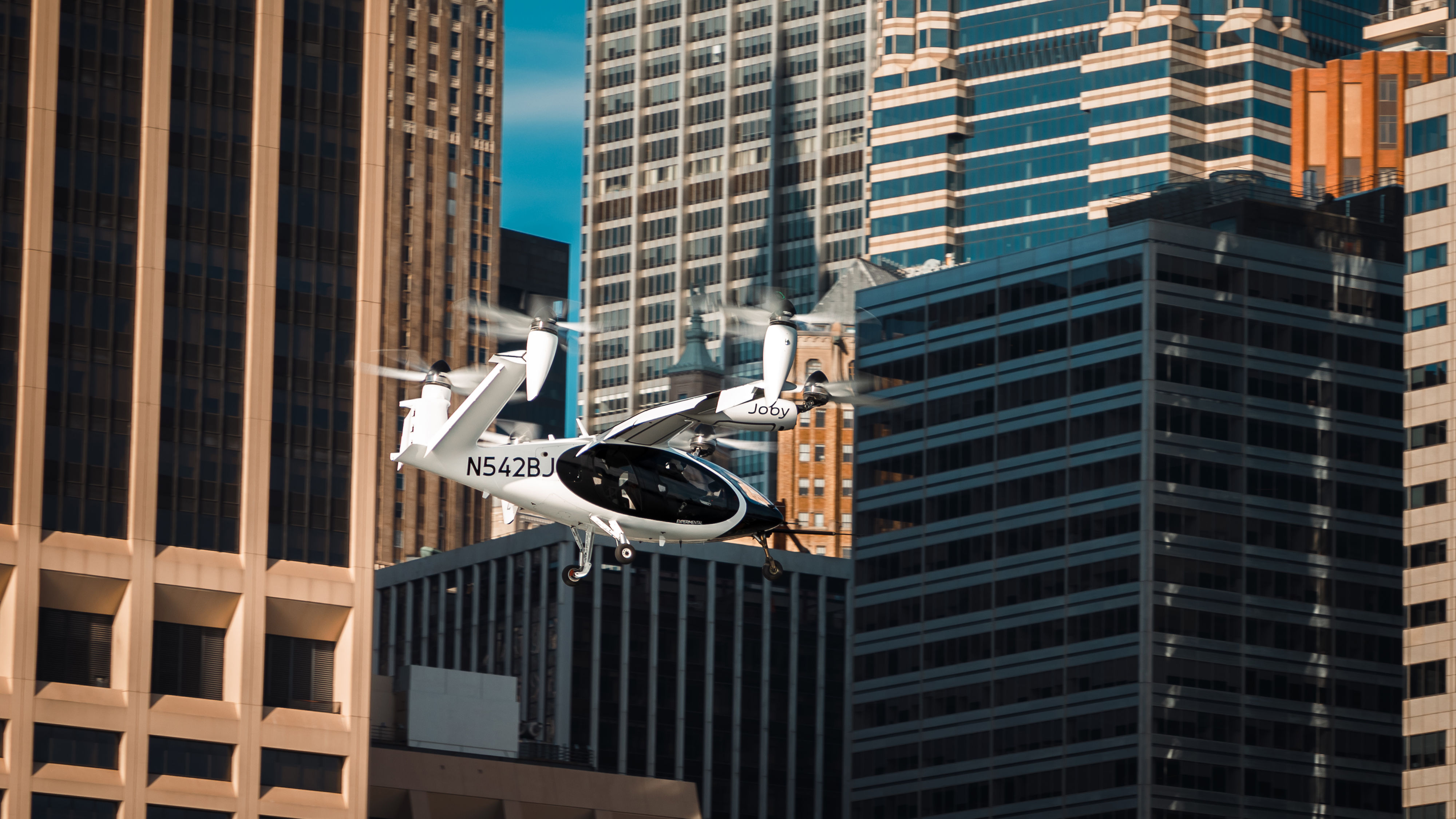 Joby conducts a demo flight in New York City, one of its target markets. Photo courtesy of Joby Aviation.