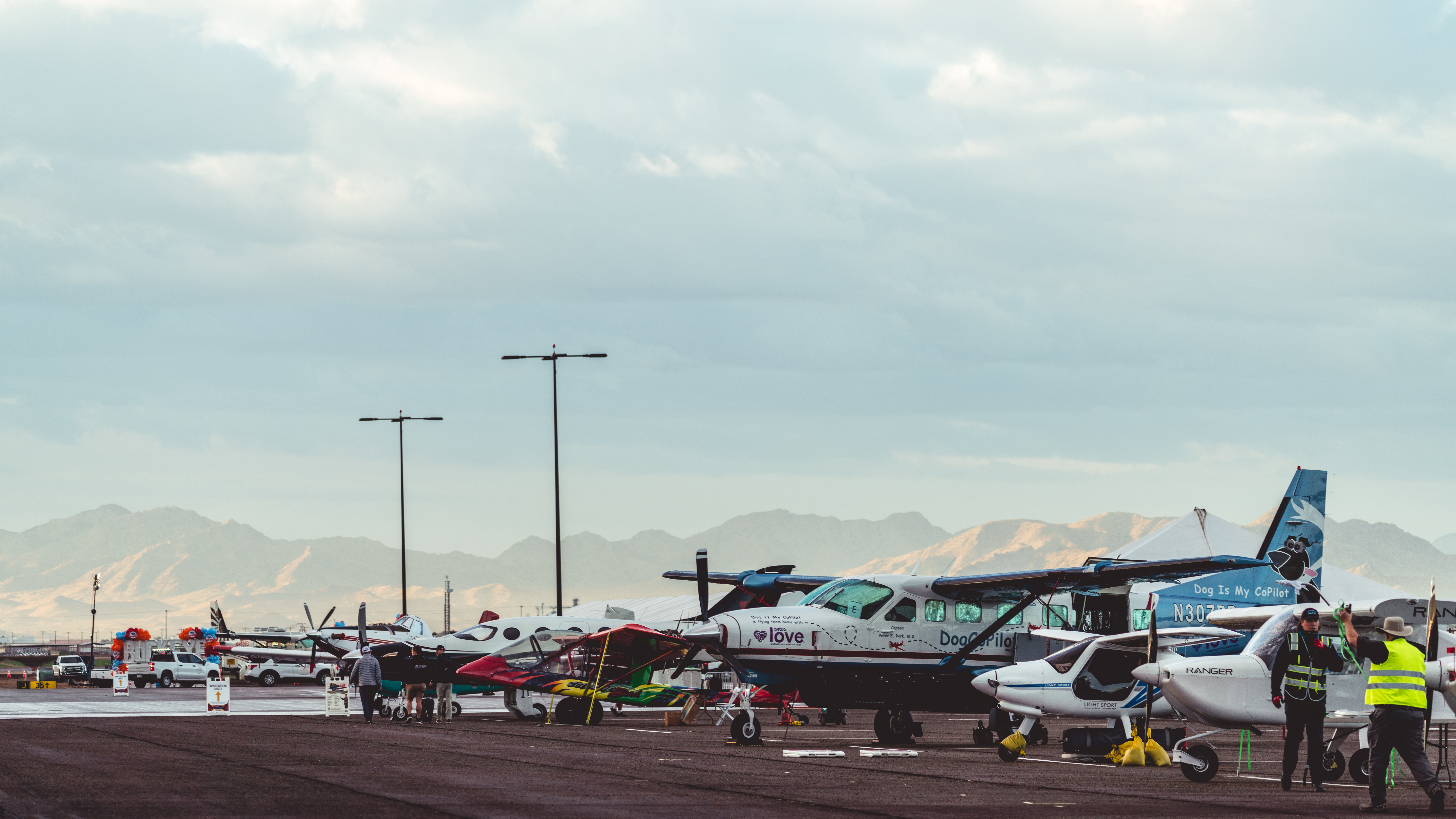 Aircraft exhibiting at the static display. Photo by Jake Teague.