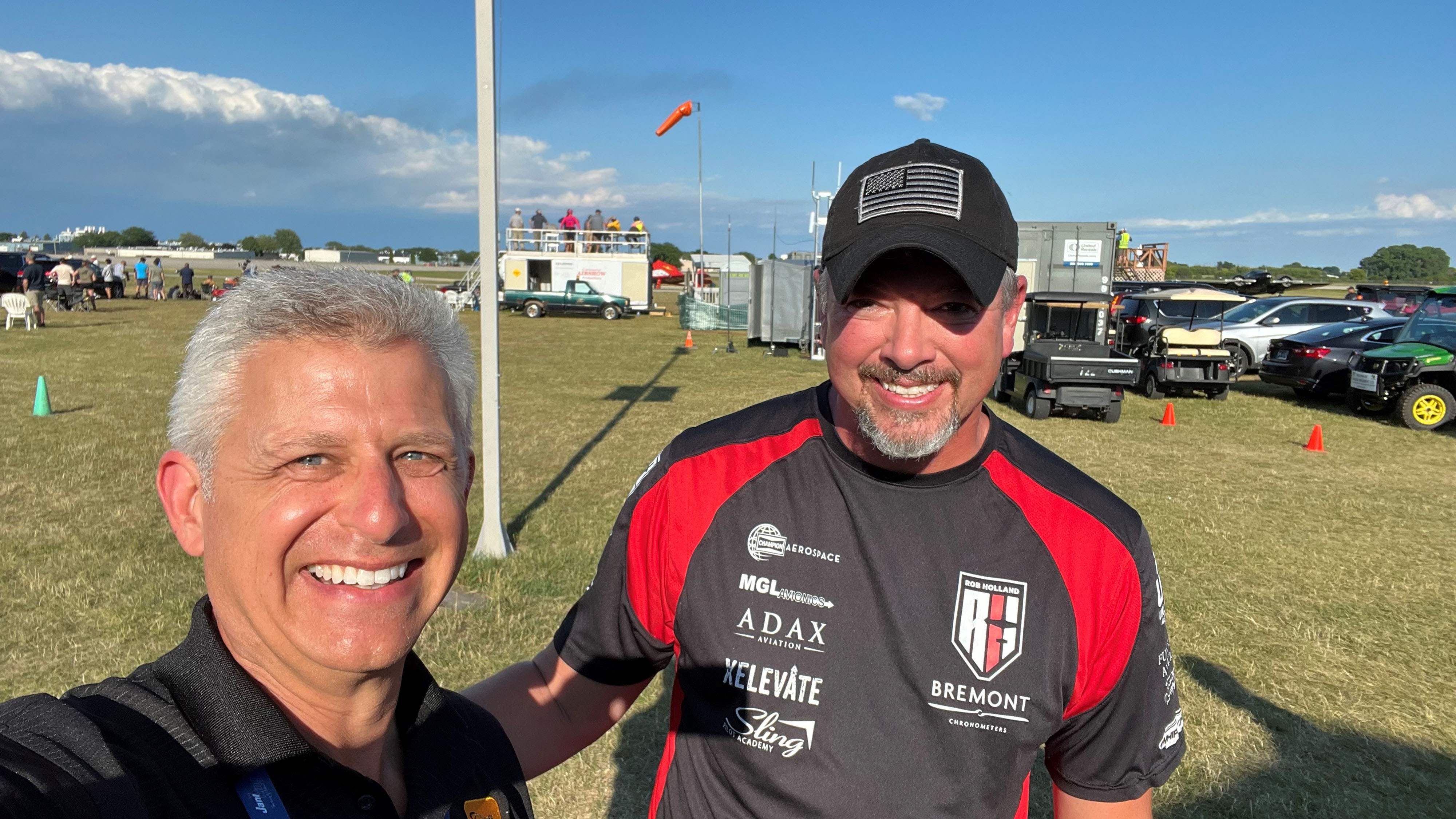 Jeff Simon (left) and Rob Holland. Photo courtesy of Jeff Simon.