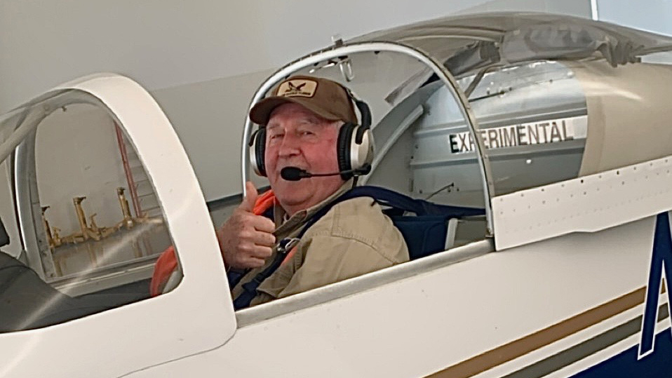 Perdue in his Van’s RV-7. Photo courtesy of Sonny Perdue.