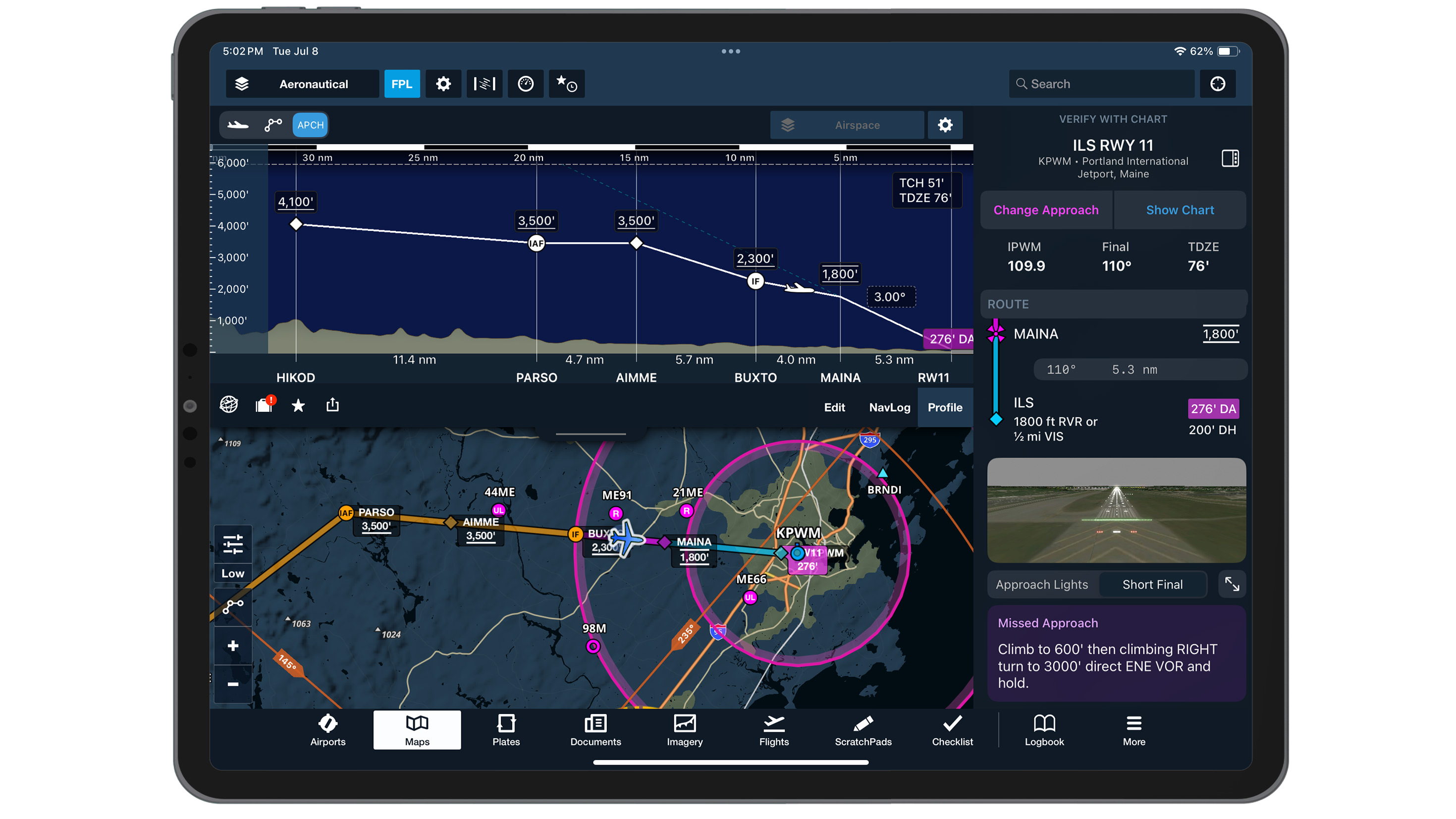 Image courtesy of ForeFlight.