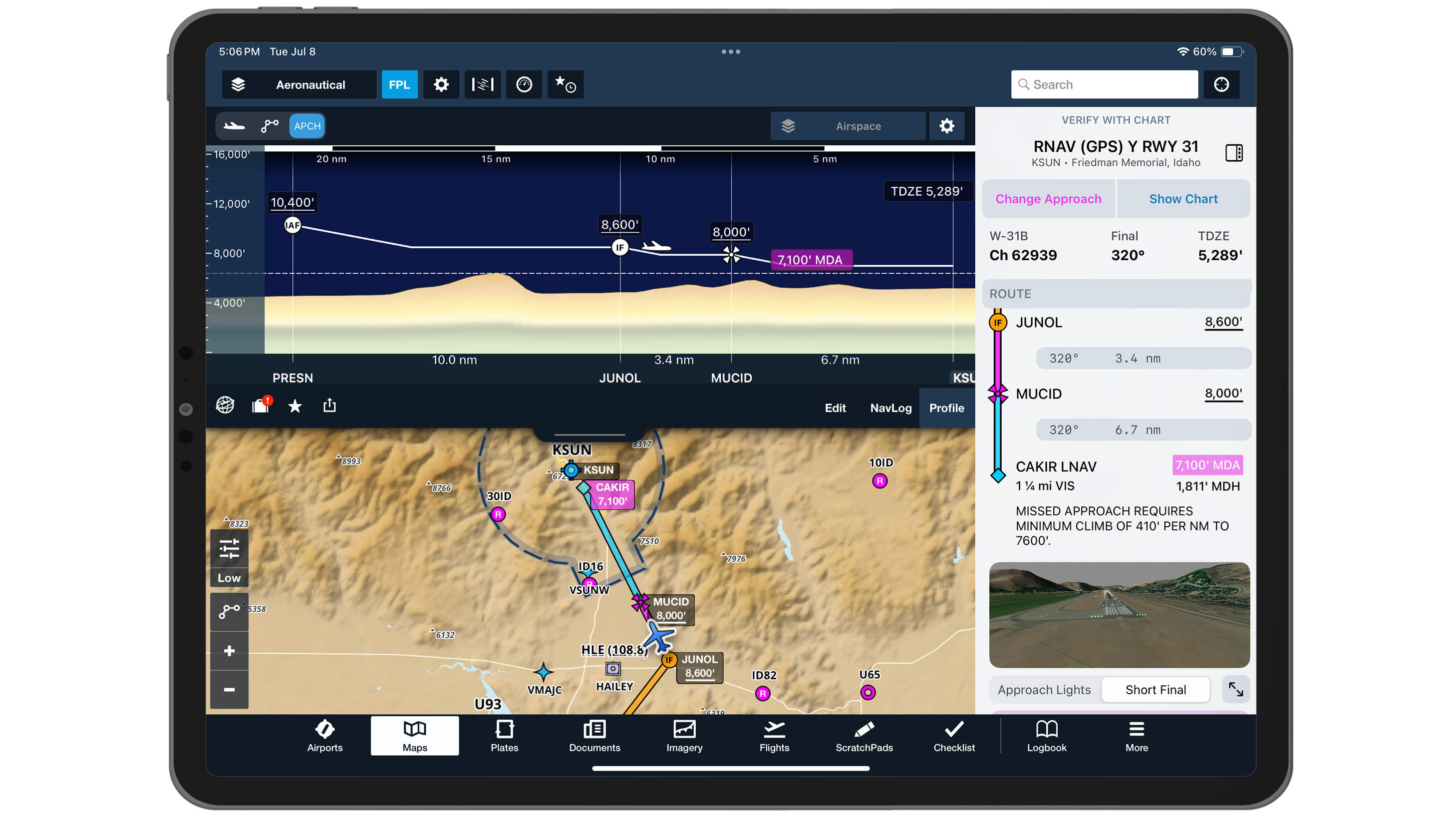 Image courtesy of ForeFlight.