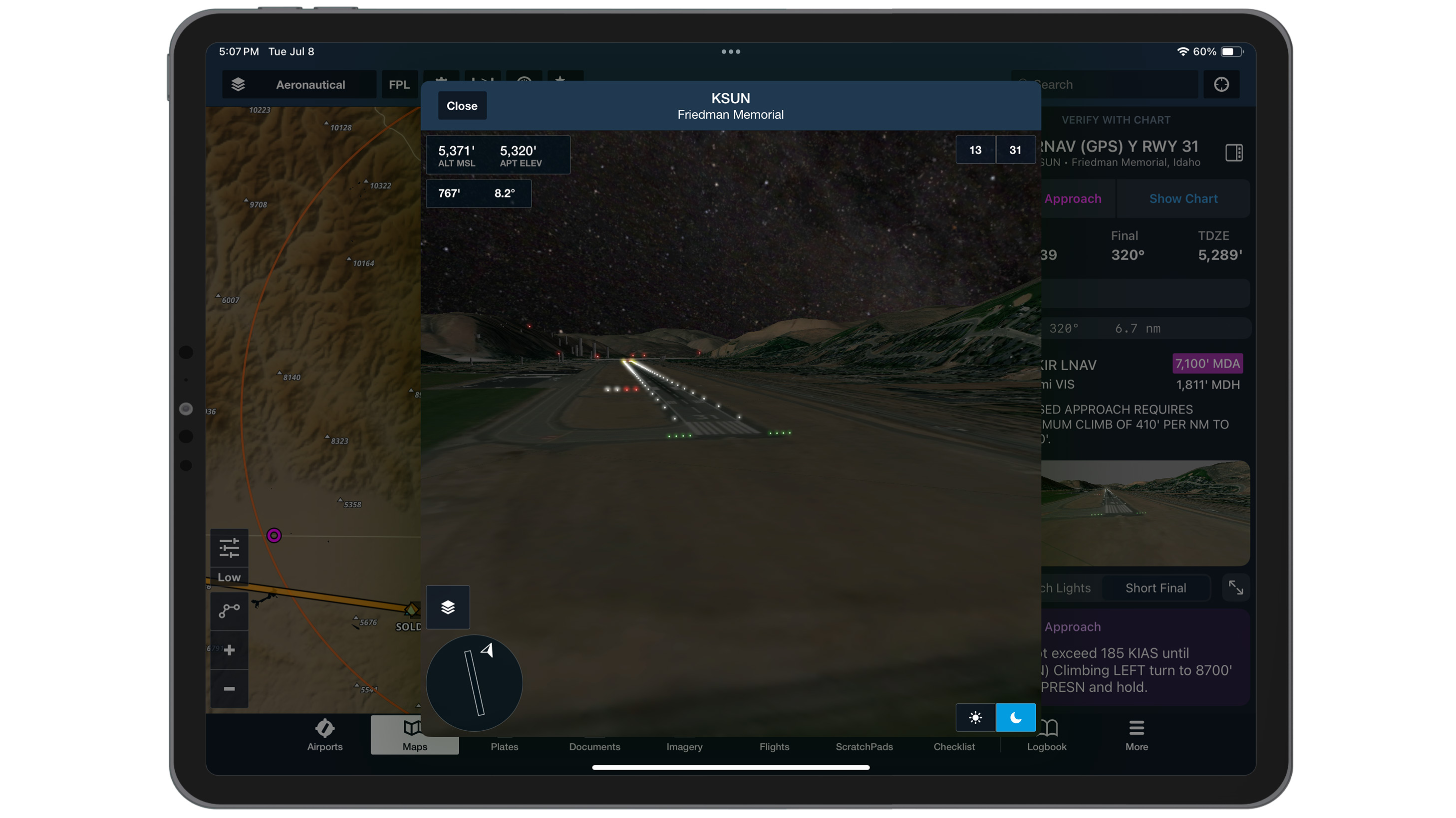 Image courtesy of ForeFlight.
