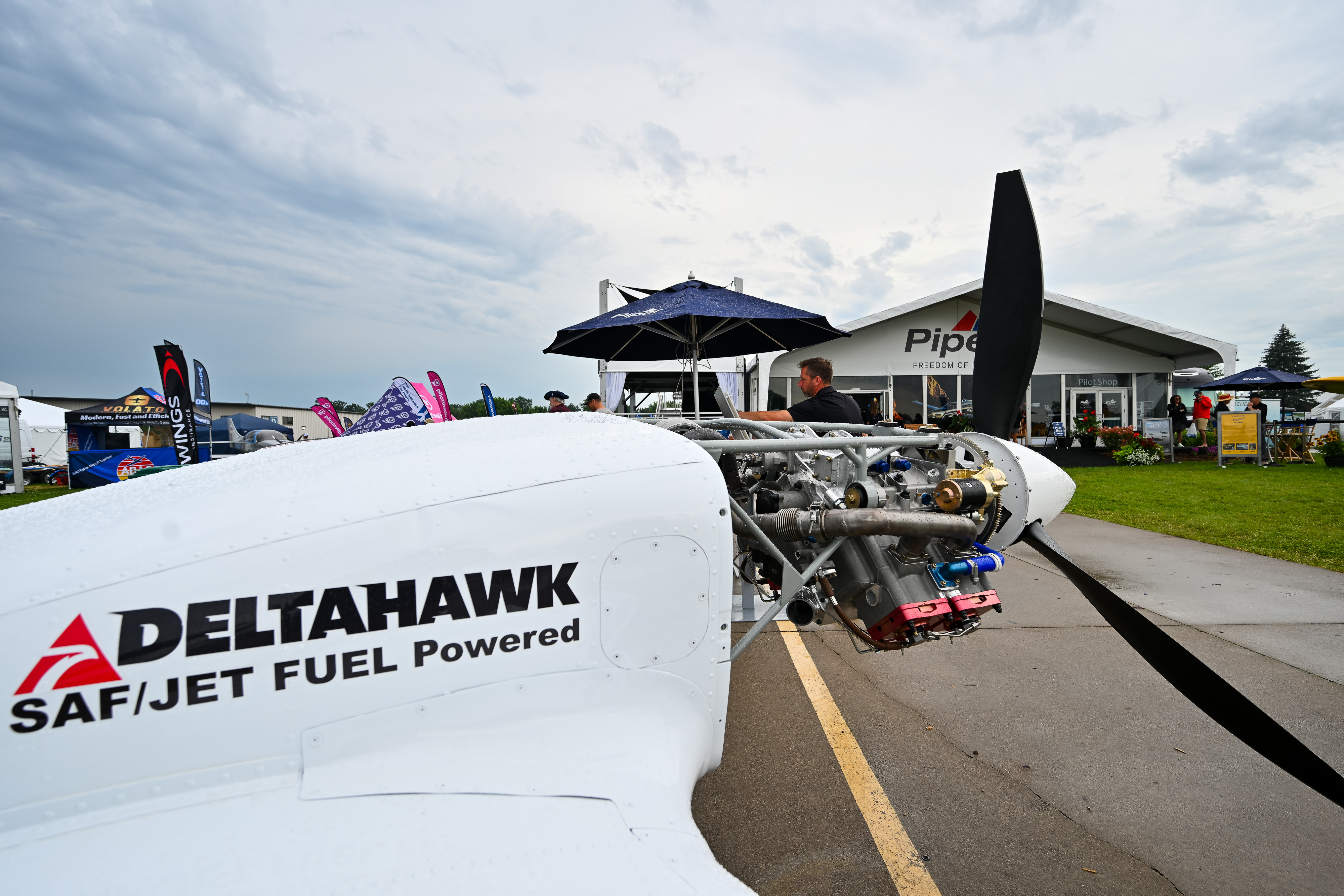 The DeltaHawk DHK4A180 engine is now available for retrofit on Piper Seminoles and will become a factory option beginning with the 2027 model year. Photo by David Tulis.