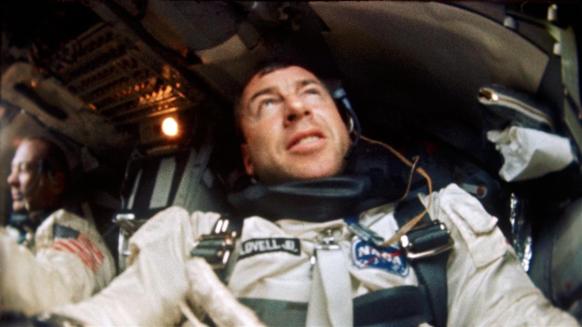 Lovell is photographed in the Gemini spacecraft during the Gemini 12 mission in 1966. Fellow astronaut and Gemini 12 pilot Edwin “Buzz” Aldrin is visible far left in frame. Photo courtesy of NASA.