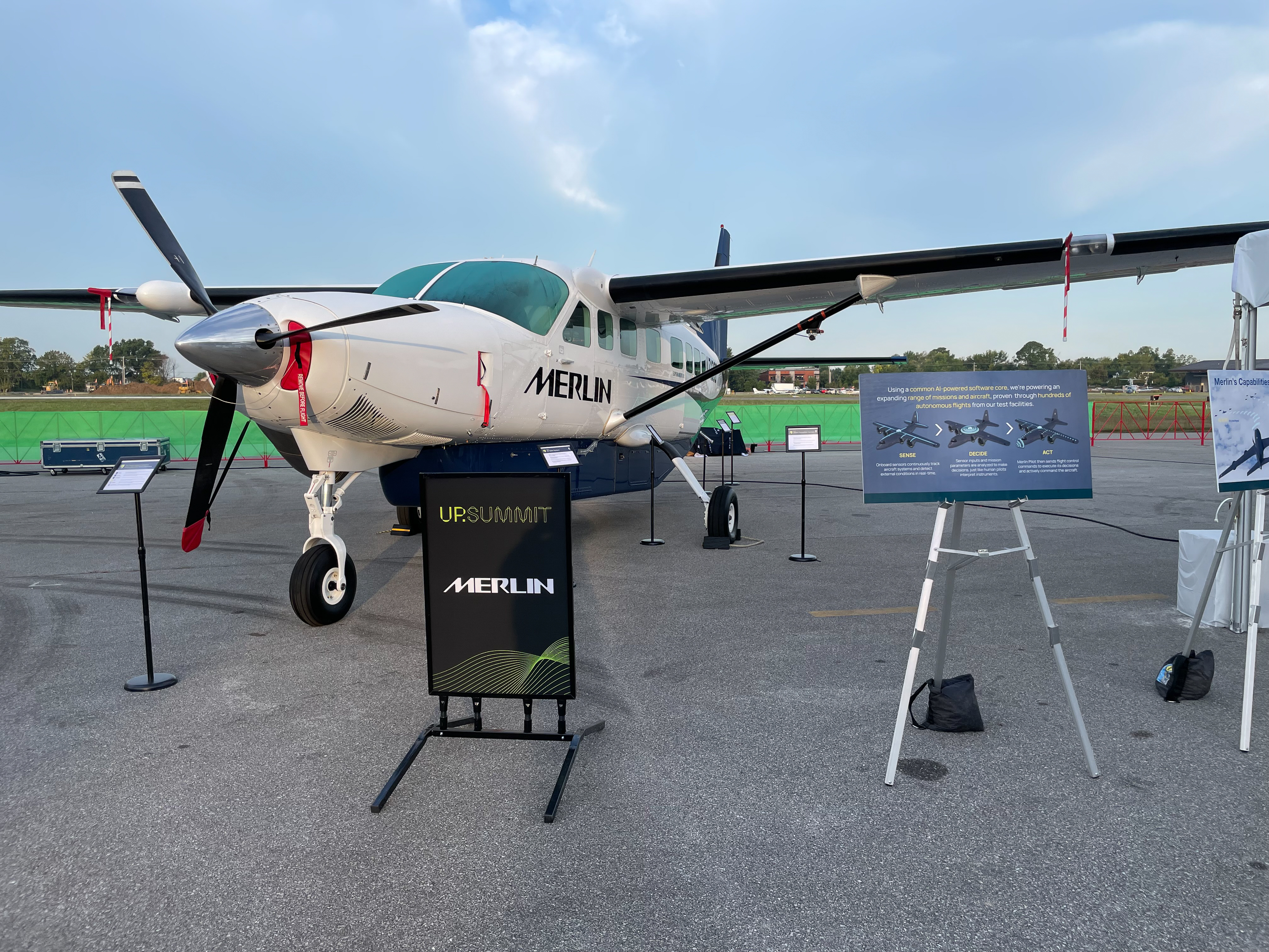 While many companies are working to develop new autonomous electric aircraft, Merlin is developing an automated flight control system that can be retrofitted to existing aircraft, regardless of size or propulsion type, and that allows for autonomous operation or to provide assistance to a human crew. Merlin has demonstrated the system in a variety of aircraft, including the Cessna Caravan shown here. The company is working with the military to install the system on large transport-category aircraft as well. Photo by Tom Haines.