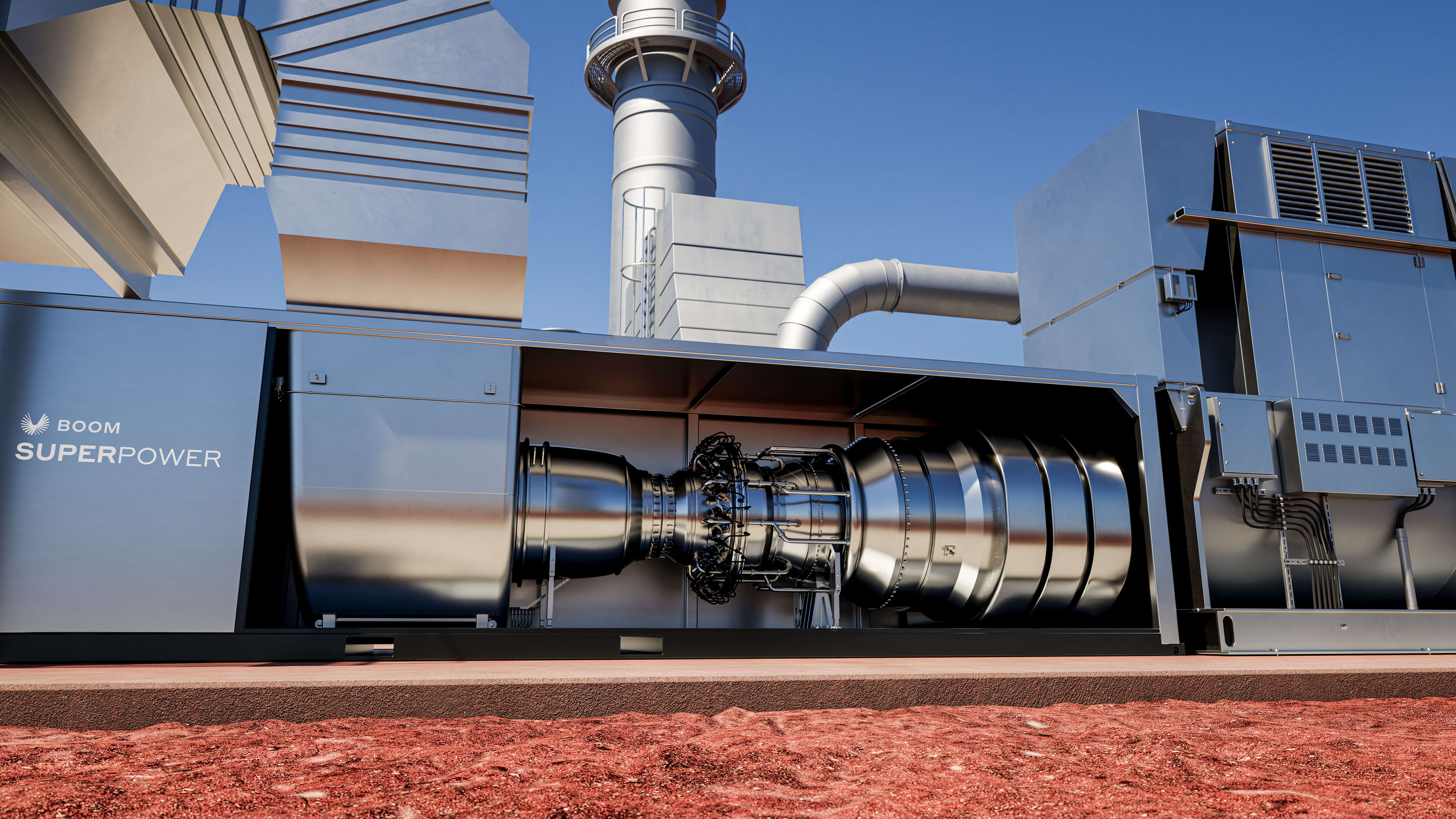 Aircraft engines to power AI data centers