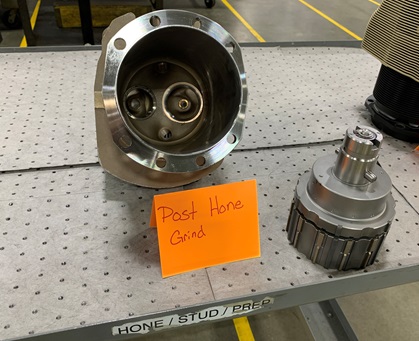 Honed cylinder. Photo courtesy of Jeff Simon.