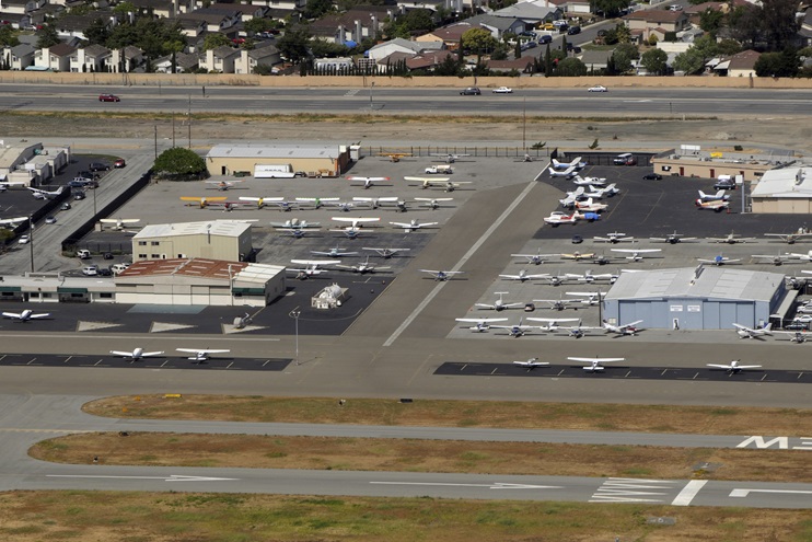 The San Jose, California, general aviation airport. iStock photo.      