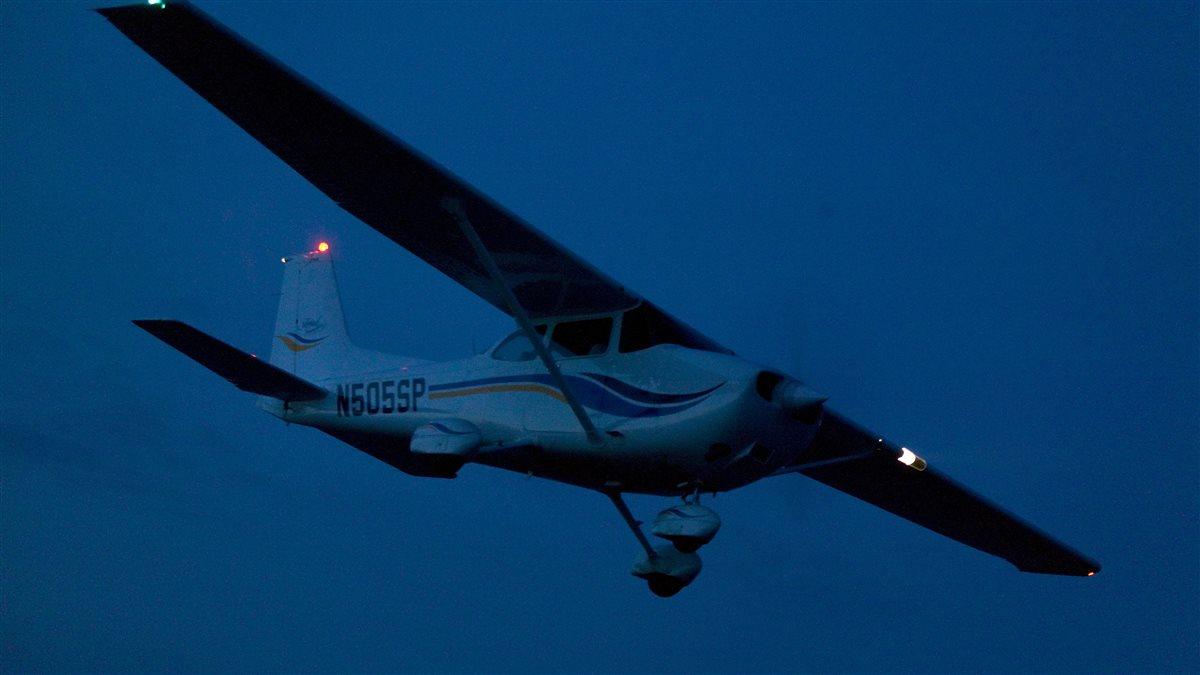 Position lights—a green light on the right, red on the left, and white on the tail—give other pilots cues to an aircraft’s direction of flight.